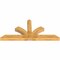 Ekena Millwork Richland Rough Sawn Timber Gable Bracket, Western Red Cedar, 84"W x 38"H x 6"D x 6"F, 11/12 Pitch GBW084X38X0606RIC00RWR - alternate 2